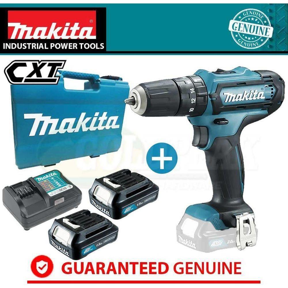 Makita HP331DWYE 12V Cordless Hammer Drill - Driver (CXT-Series) - Goldpeak Tools PH Makita Makita HP331DWYE 12V Cordless Hammer Drill - Driver (CXT-Series) - Goldpeak Tools PH Makita